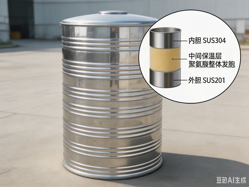 圆形保温水箱
